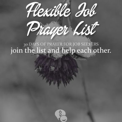 Work at Home Job Prayer List