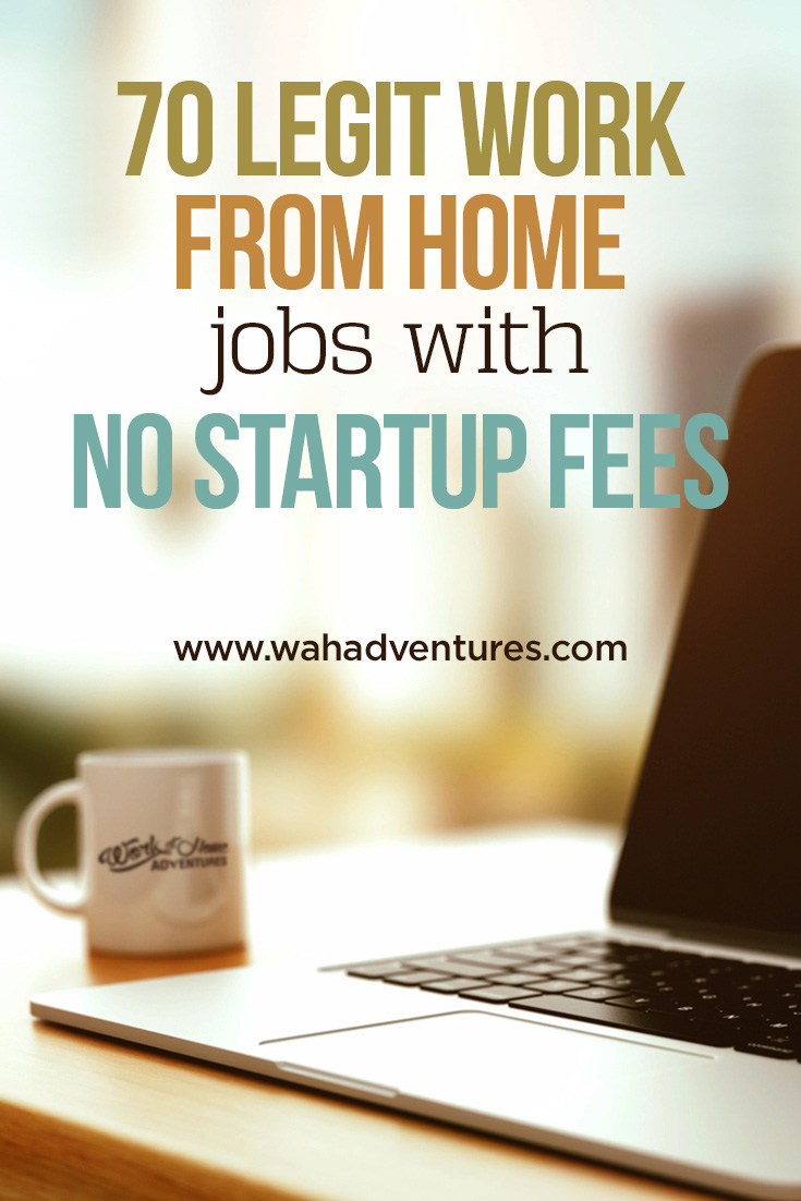 legitimate work from home jobs no upfront fees