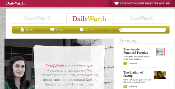 What is DailyWorth?