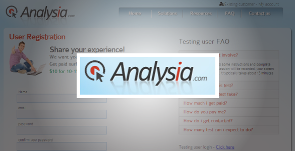 Analysia Website Usability Testing