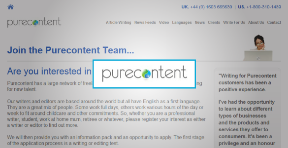 Pure Content- Get Paid to Write