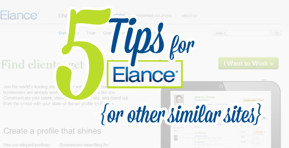 5 Tips for Finding Work on Elance
