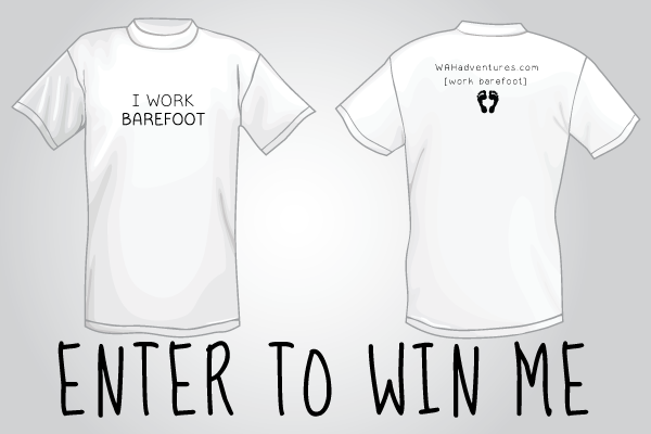 Win a Work Barefoot T-Shirt!