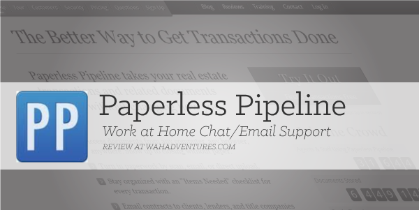 Become a Chat/Email Agent at Paperless Pipeline