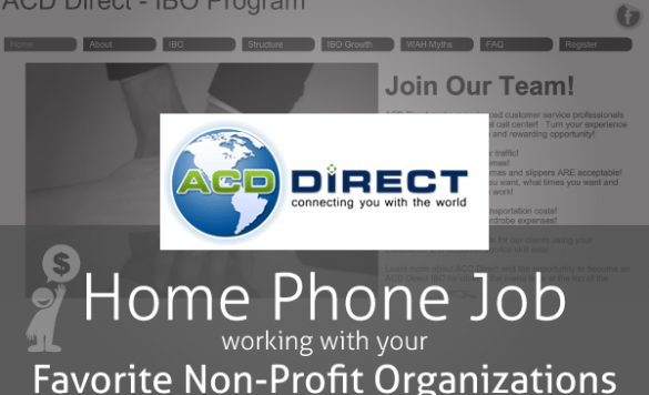 ACD Direct – Work at Home Servicing Non-Profits