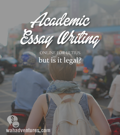 Ultius- Write Academic Essays and Research Papers Online and Get Paid- But is it legal? Or Moral?