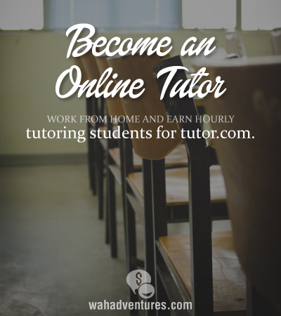 Make money online as a tutor, working your own flexible schedule.