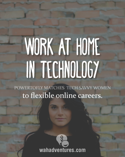 Tech savvy work from home jobs for women by PowertoFly