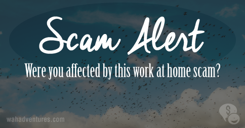 Were you affected by this work at home scam?