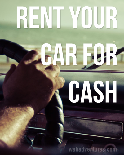 Use Turo to rent your car out when not in use. Keep 75% of the money!
