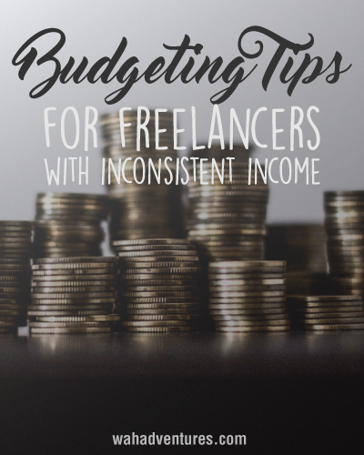 Tips on budgeting an inconsistent income