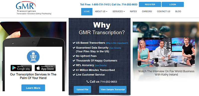 The medical tasks that GMR Transcription offers are interesting in their own right. But you should look at the history of this place and what it offers.