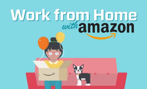 Work at Home with Amazon! 8 Jobs You Can Start from Your Home Office