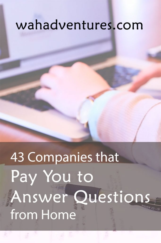 If you're an expert in a subject, why not get paid to answer questions from your home? These 43 websites and apps will pay you for your expert knowledge and give you a legit way to earn money at home without a regular job.