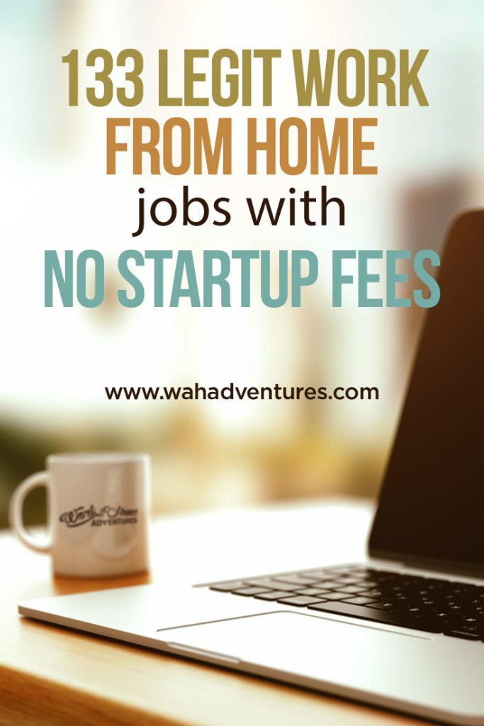 free work at home jobs no fees