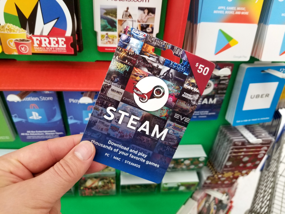 use steam wallet to buy gift card