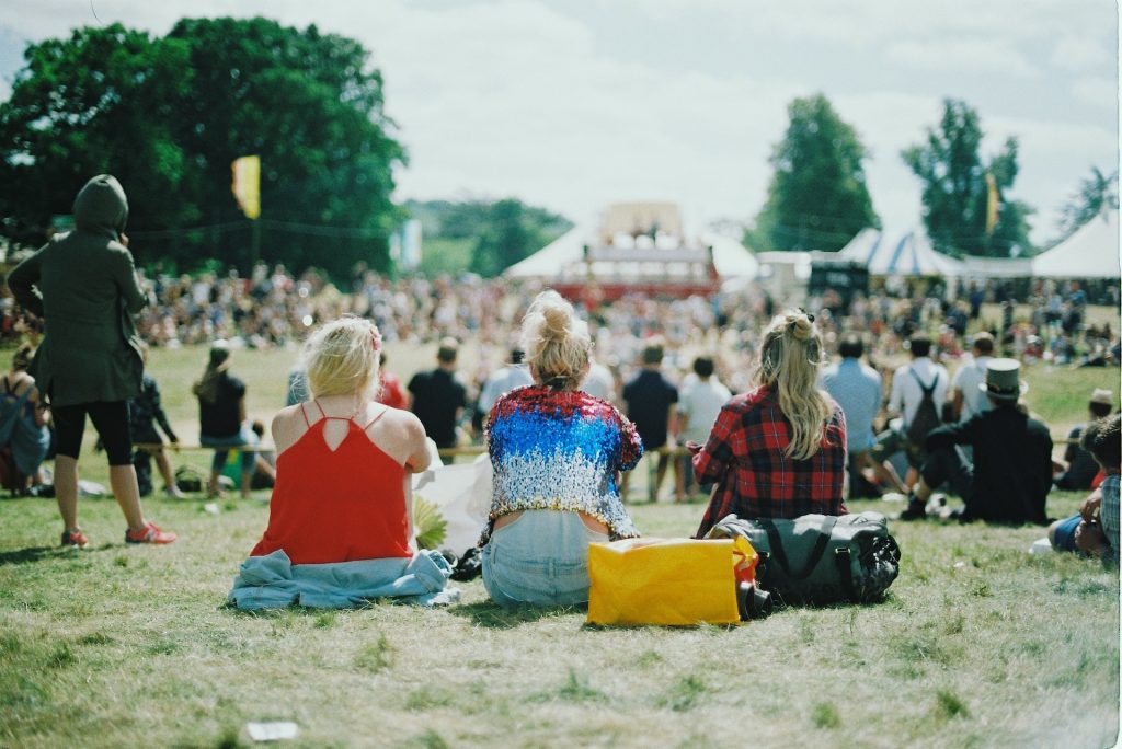 people attending an event